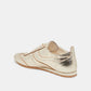 Dolce Vita "Delany" Sneakers -Light Gold Crinkle