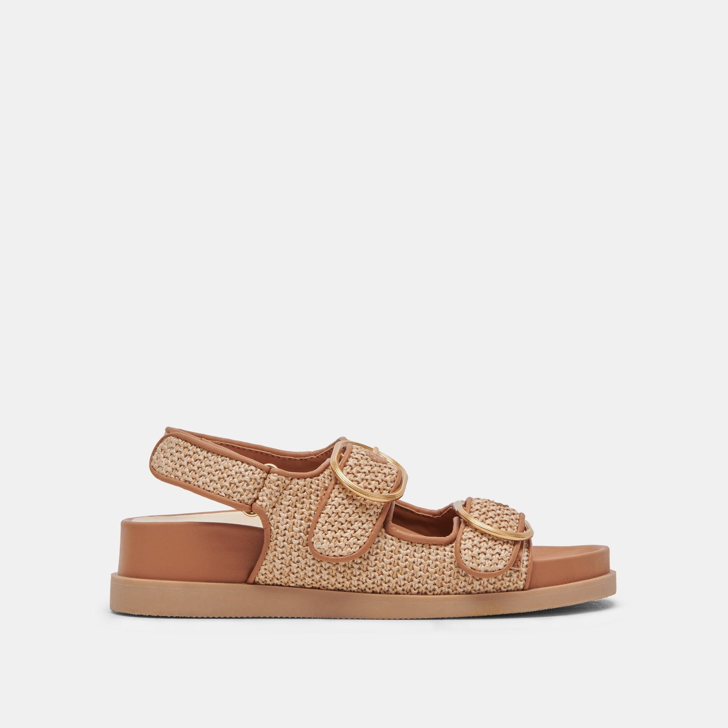 Dolce Vita “Starla” Sandals-Tan Multi Woven