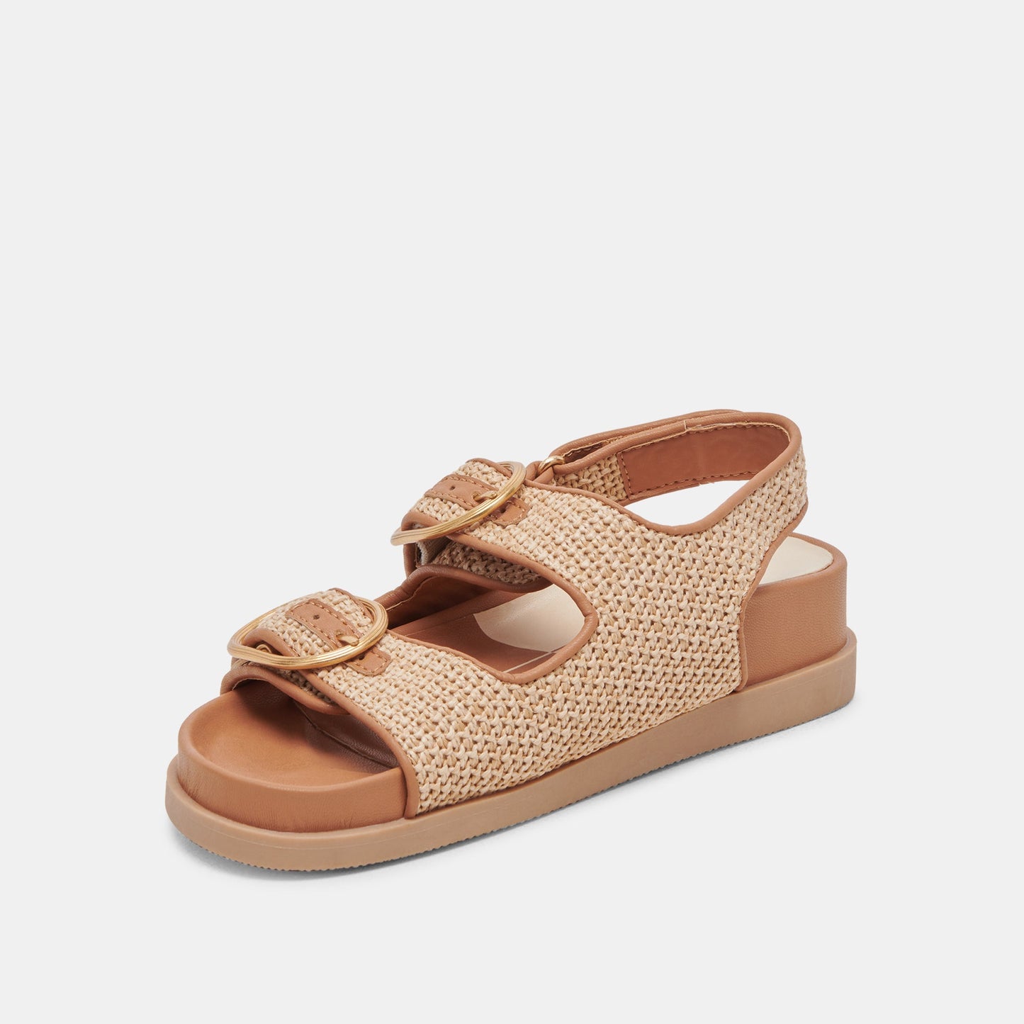 Dolce Vita “Starla” Sandals-Tan Multi Woven