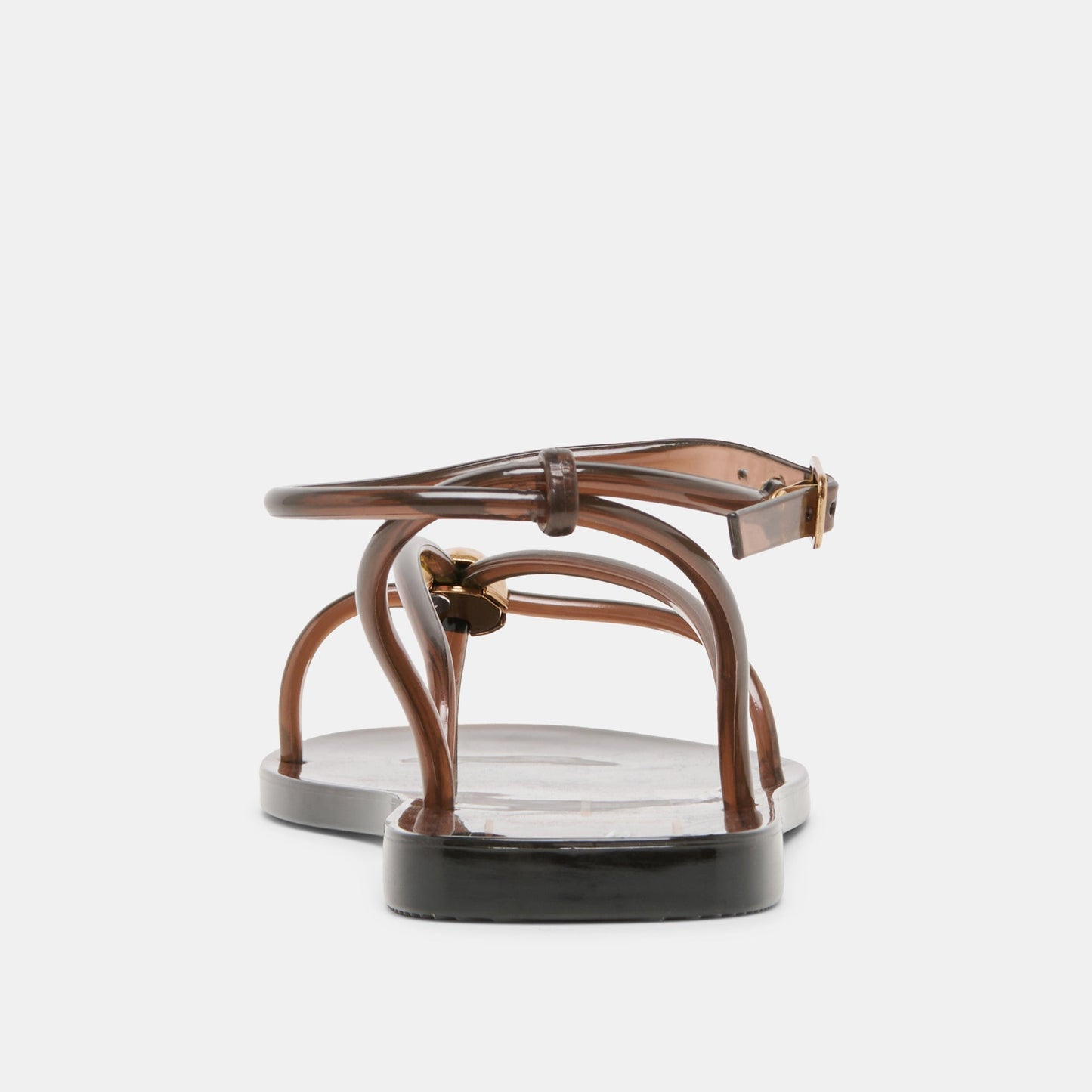 Dolce Vita "Kenley" Vinyl Sandal - Chocolate Jelly