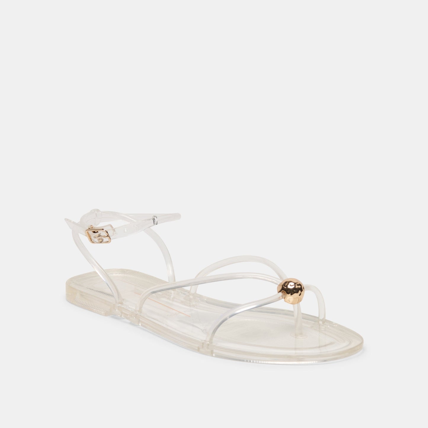Dolce Vita "Kenley" Vinyl Sandal - Crystal