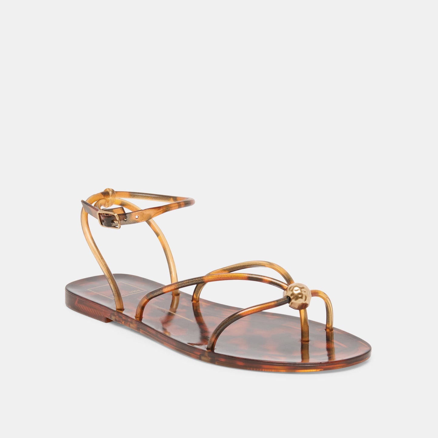 Dolce Vita "Kenley" Vinyl Sandal - Tortoise Jelly