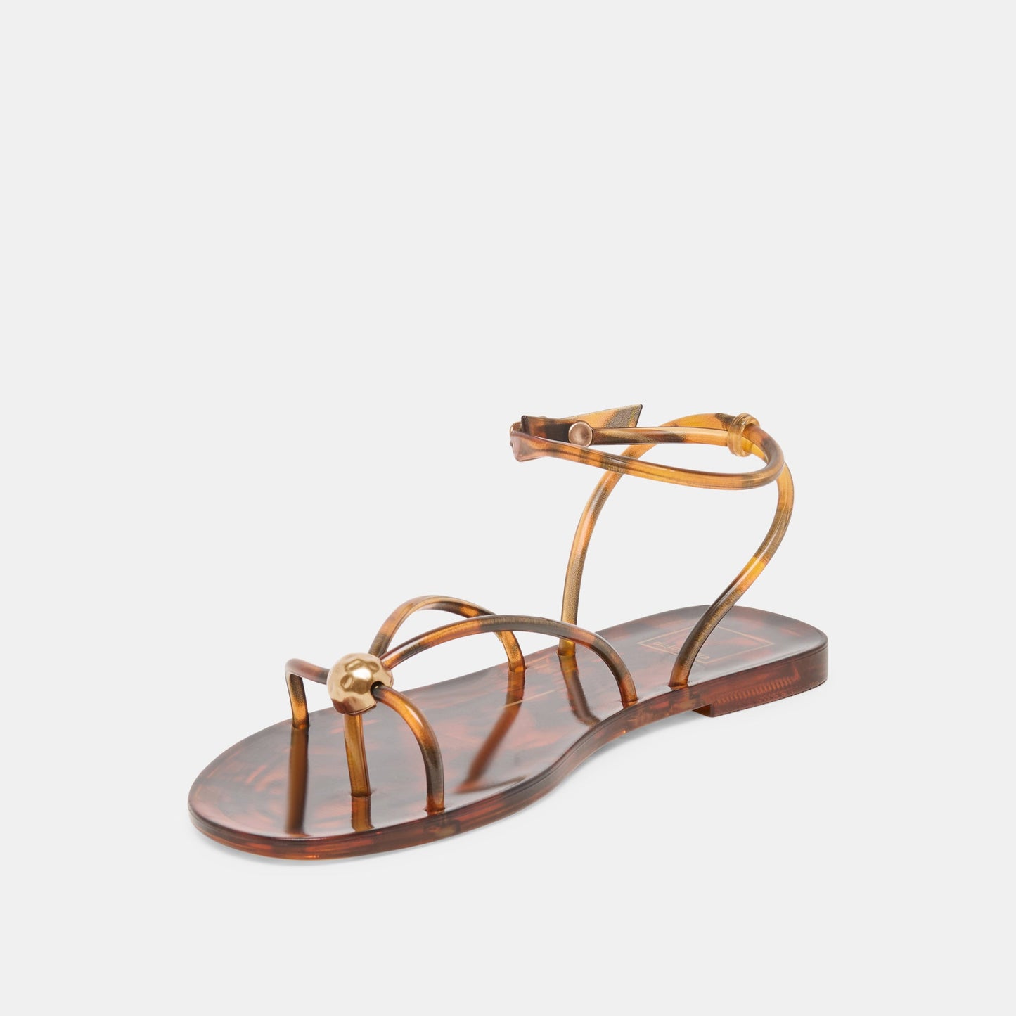 Dolce Vita "Kenley" Vinyl Sandal - Tortoise Jelly