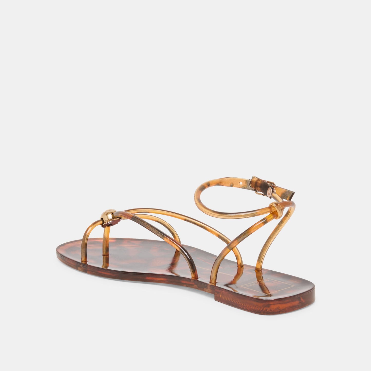 Dolce Vita "Kenley" Vinyl Sandal - Tortoise Jelly