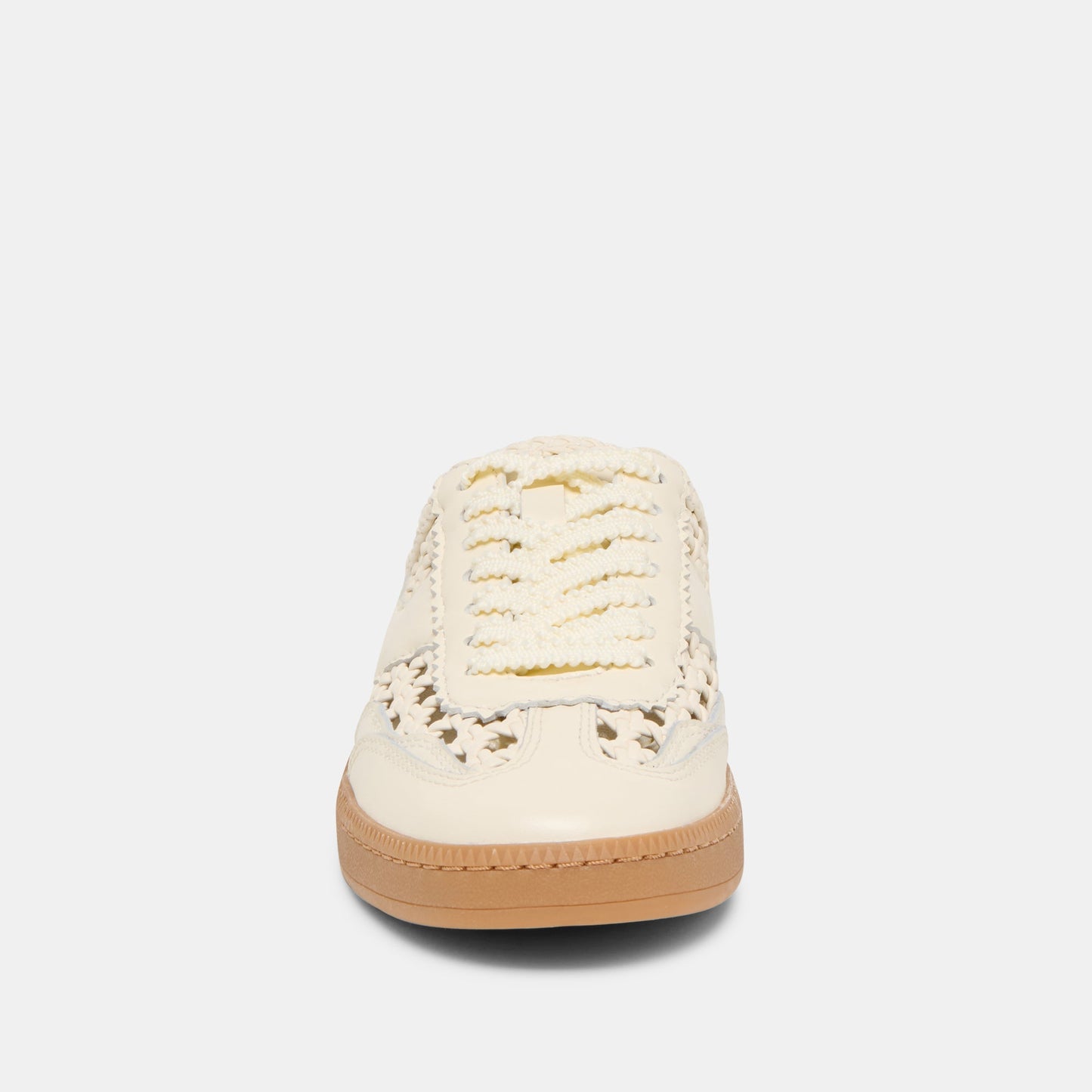 Dolce Vita "Notice" Slide Woven Sneakers- Off White Woven Stella