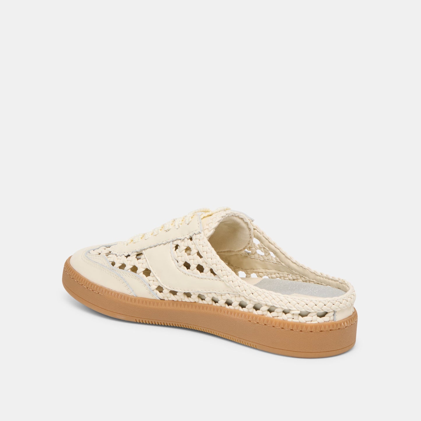 Dolce Vita "Notice" Slide Woven Sneakers- Off White Woven Stella