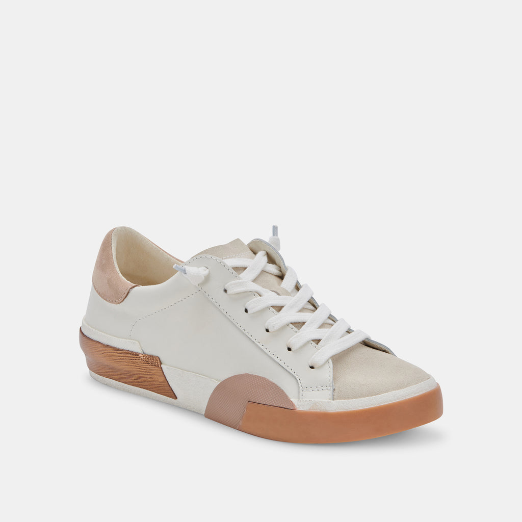 Dolce Vita “Zina" White/Tan Leather