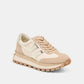 Dolce Vita "Tresa" Sneakers-White Gold Suede