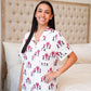 Sorority & Sisterhood Gameday Heirloom Pajama Short Set- Lubbock