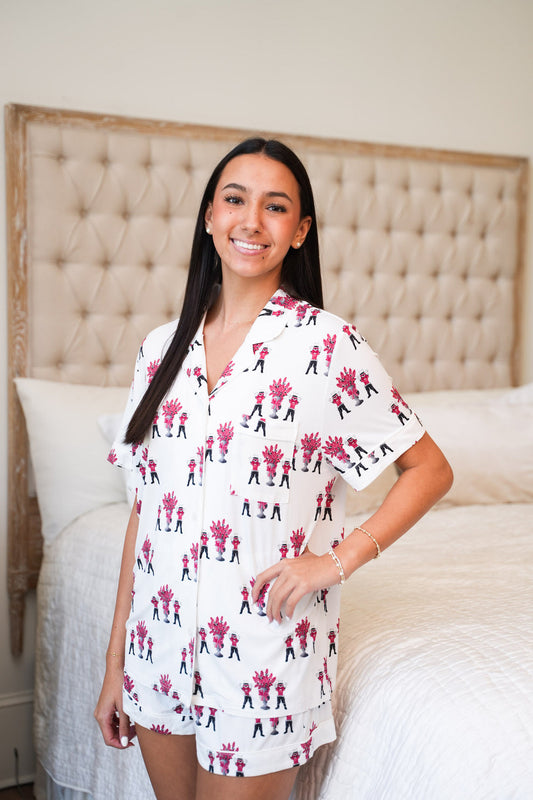 Sorority & Sisterhood Gameday Heirloom Pajama Short Set- Lubbock