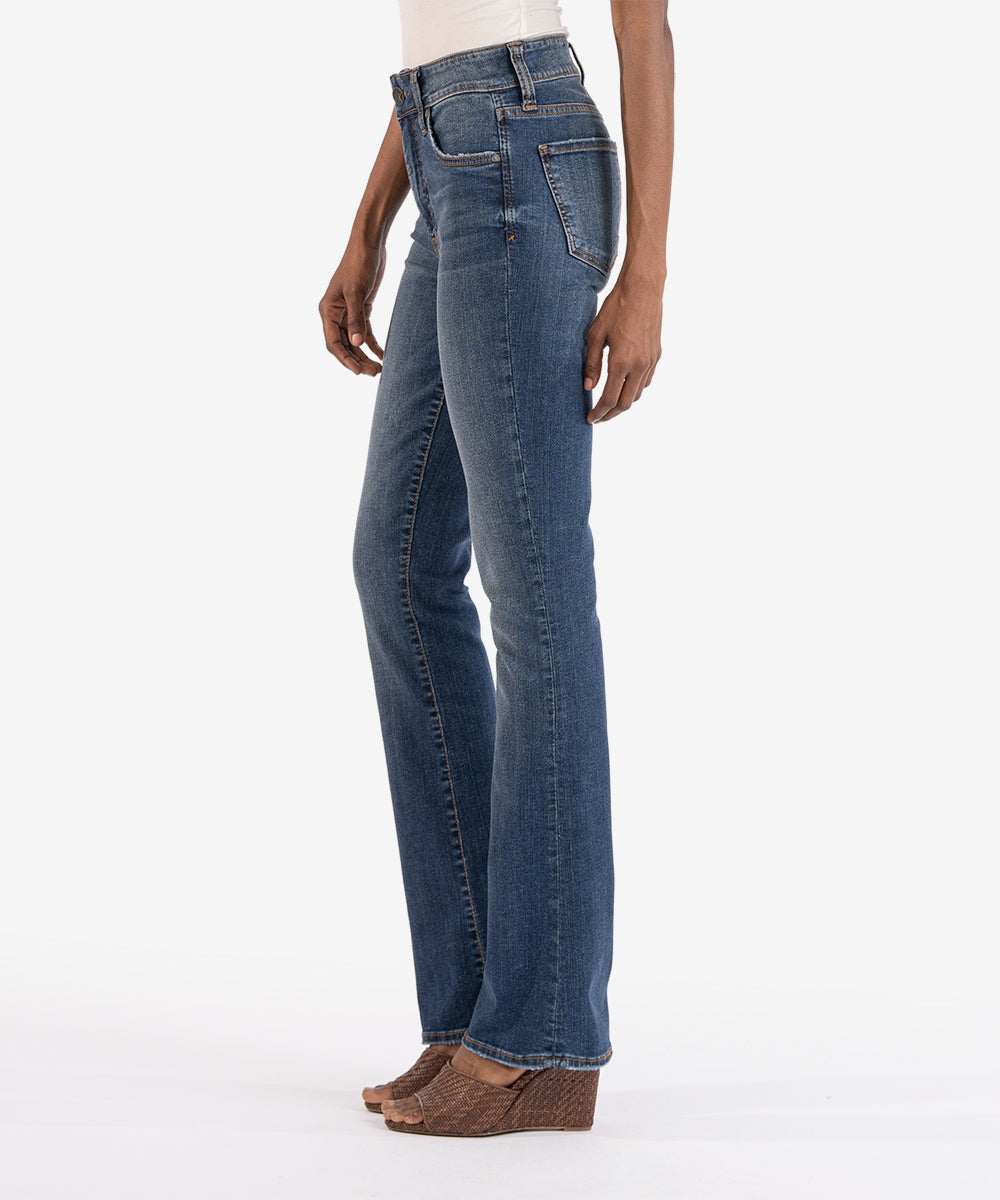 Kut from the Kloth "Natalie" High Rise Fab Ab Boot Cut- Allied