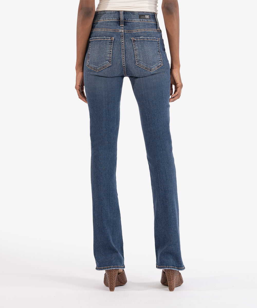 Kut from the Kloth "Natalie" High Rise Fab Ab Boot Cut- Allied