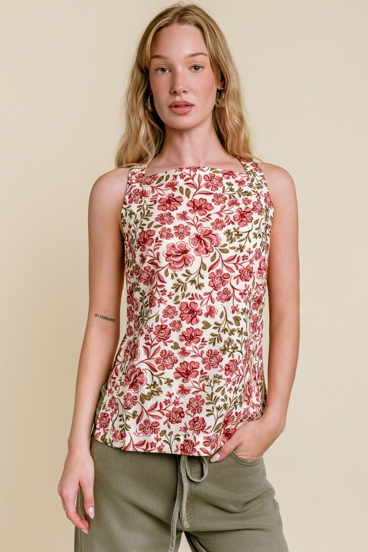 Mink Pink “Posey” Tunic Top-Chintz Floral