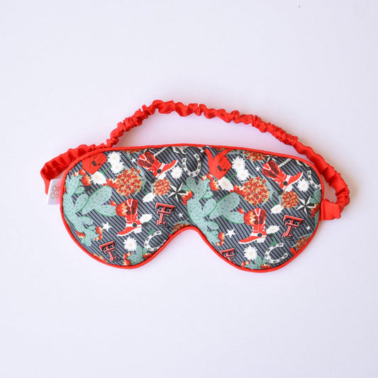 Saturday Silks “Texas Tech”  Sleepmask