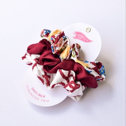 Saturday Silks “Texas A&M” Scrunchie Set