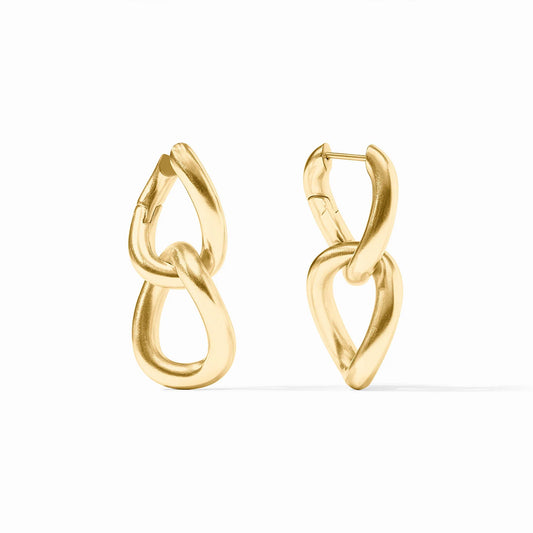 Julie Vos "Dolce 2-in-1 Earring"- Gold