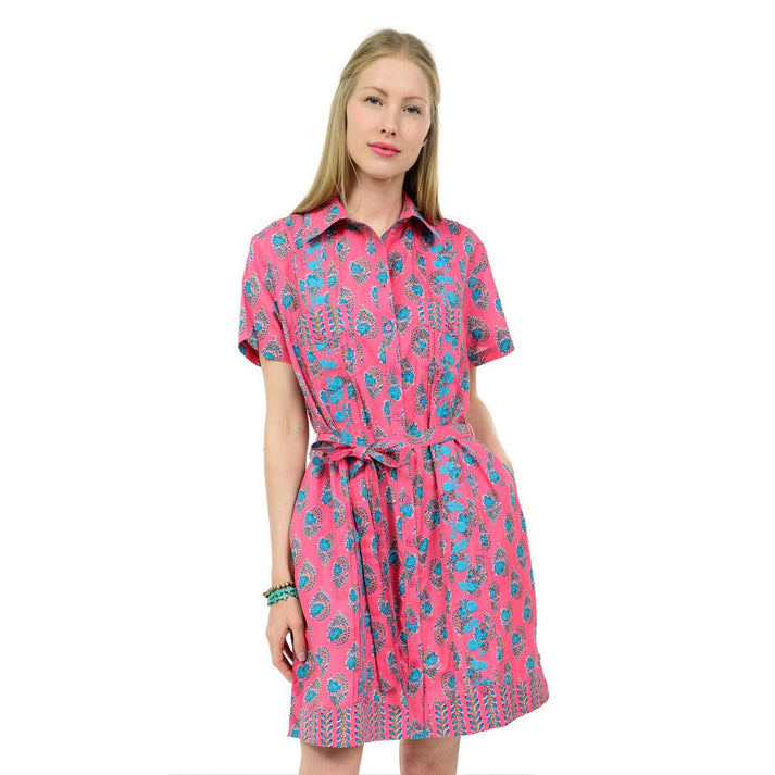 Sister Mary “Dominga” Dress-Pink Geranium