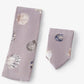 Milkbarn Kids "Purple Seashells" Bow Twist Knotted Headband