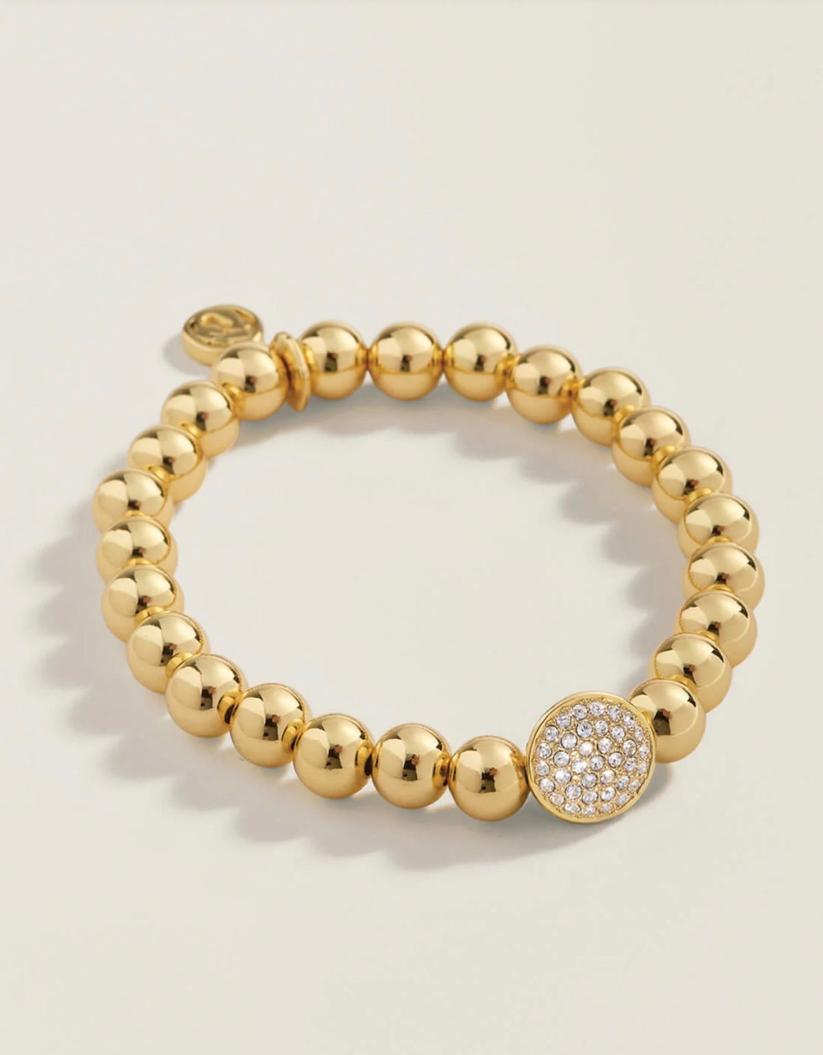 Spartina 449 Dazzle Dot Stretch Bracelet 8mm Crystal - M