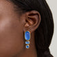 Dean Davidson "Mercer" Gemstone Statement Drop Earring-Iridescent Midnight Blue
