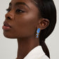 Dean Davidson "Mercer" Gemstone Statement Drop Earring-Iridescent Midnight Blue