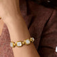 Julie Vos “Sahara” Stone Bracelet-Gold/Iridescent Clear Crystal