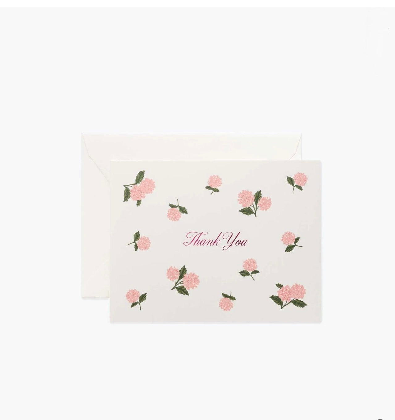 Rifle Paper Co. "Pink Hydrangea" Thank You Cards -Boxed Set of 8