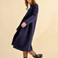 Molly Bracken Knit Coat-Navy Blue