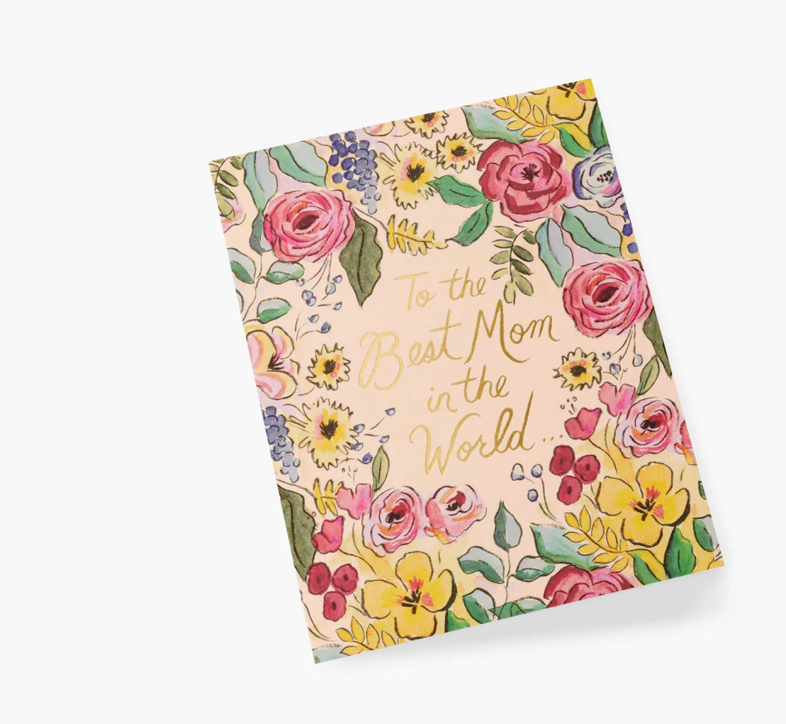 Rifle Paper Co. "To the Best Mom in the World..." Card