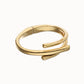 Uno de 50 "Raices" Hinged Bangle-Gold