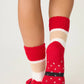 PJ Salvage "Santa" Socks-Red