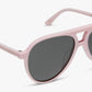 Diff Eyewear “Tosca II” Powder Pink Grey Sunglasses