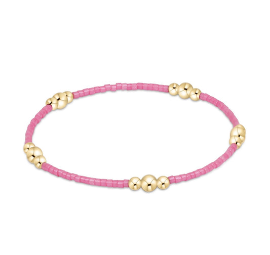 Enewton “Hope Purpose” Gold Bracelet - Bubblegum