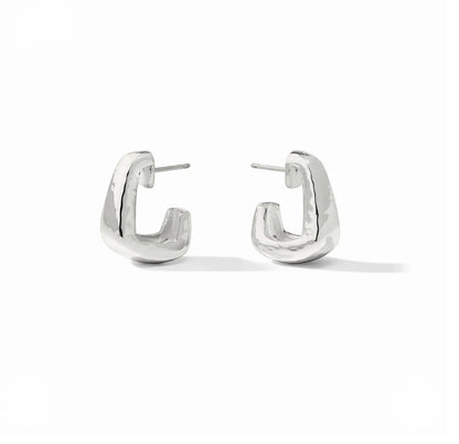 Julie Vos “Sahara” Hoop Earring - Silver
