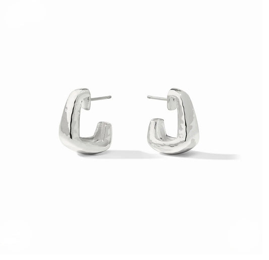 Julie Vos “Sahara” Hoop Earring - Silver