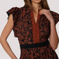 Lost + Wander “Lady of Siena” Dress - Brown Floral
