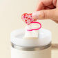 The Darling Effect Straw Topper-Hugs & Kisses