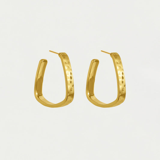Dean Davidson Nomad Mini Square Hoops - Gold