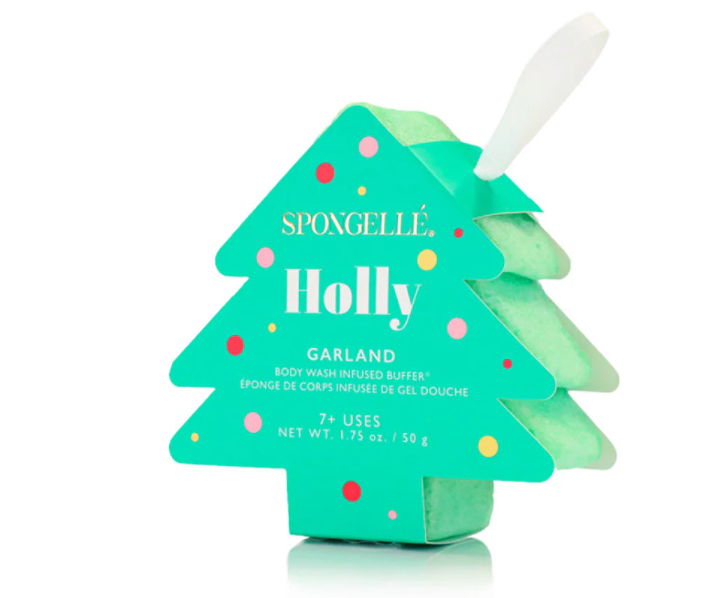 Spongelle "Holly" Tree Buffer
