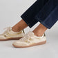 Dolce Vita “Merit” Sneaker-White/Gold Leather
