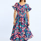 Lili Sidonio "Samantha" Dress- Paintbrush Print