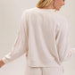Barefoot Dreams Brushed Fleece Pullover-Sand Dune
