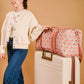 The Darling Effect On-the-Go Quilted Weekender Bag-Everbloom Dusty Rose