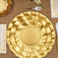 Sophistiplate Wavy Salad Plate-Satin Gold
