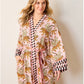 Printfresh "Bagheera" Eco Satin Robe-Blush