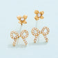 Spartina 449 SP Sweet Bows Stud Earrings-Crystal