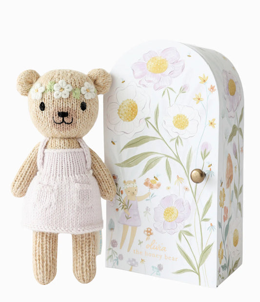 Cuddle + Kind "Olivia the Honey Bear"-Tiny