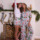 Printfresh Eco Satin Wildest Dreams Pajama Sleeve Set-Cowboy Christmas