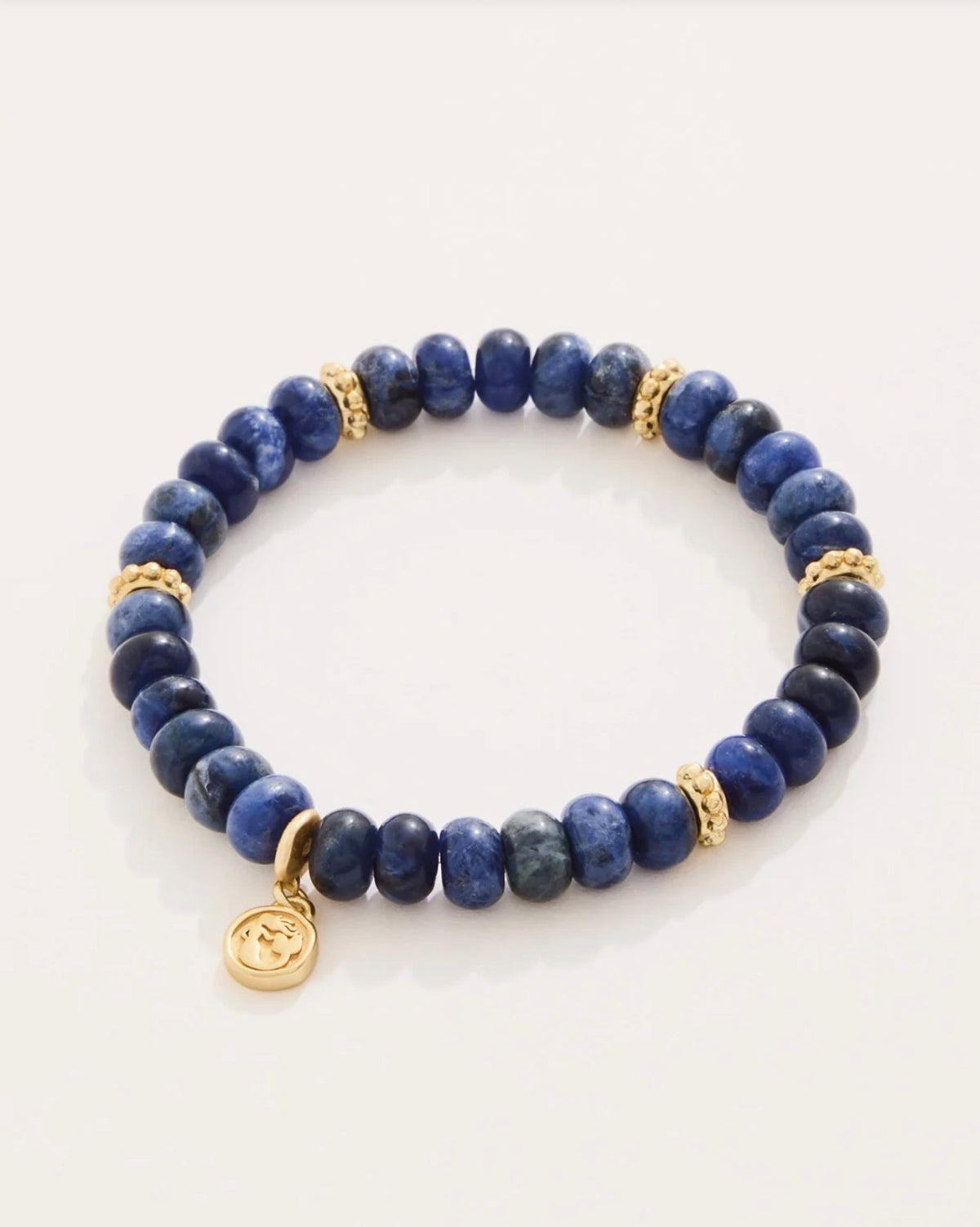 Spartina 449 Louisa Mae Stretch Bracelet-Dark Blue
