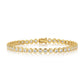 LeMel “Blaire” Bezel CZ Tennis Bracelet-Gold